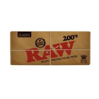 CLASSIC SLIM, 200 Hojas/Librillo (RAW)