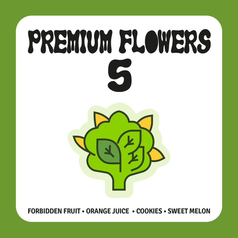 PACK PREMIUM FLOWERS 5 PACK PREMIUM FLOWERS 5