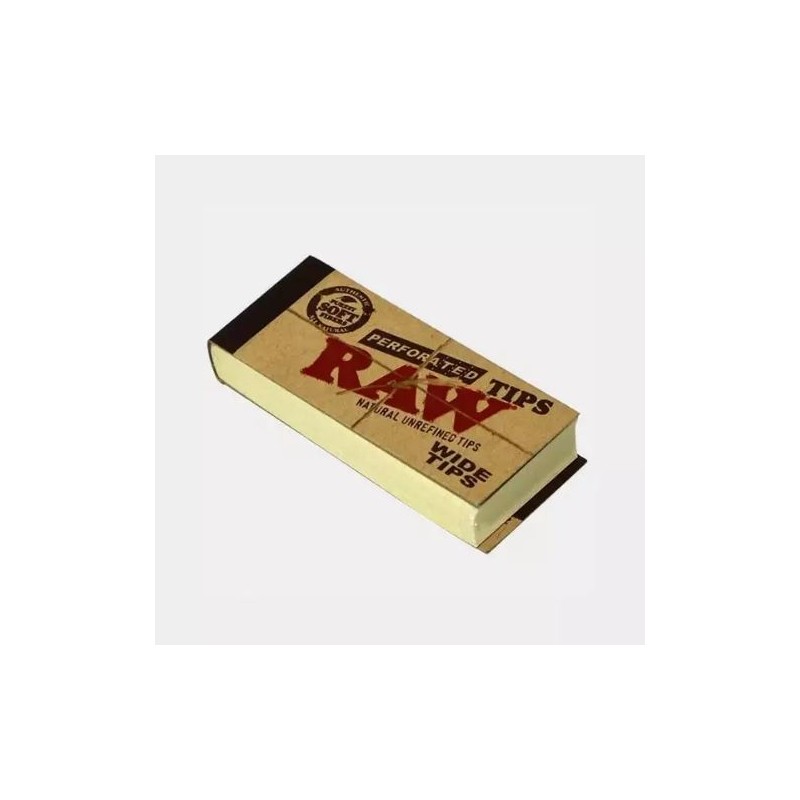 Wide Tips Raw 50 Tips/Librillo (58x25 mm)(RAW) Wide Tips Raw 50 Tips/Librillo (58x25 mm)(RAW)