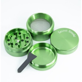 GRINDER POLINIZADOR 40mm, 4 PARTES VERDE