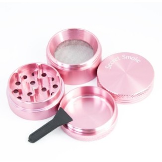 GRINDER POLINIZADOR 40mm, 4 PARTES ROSA