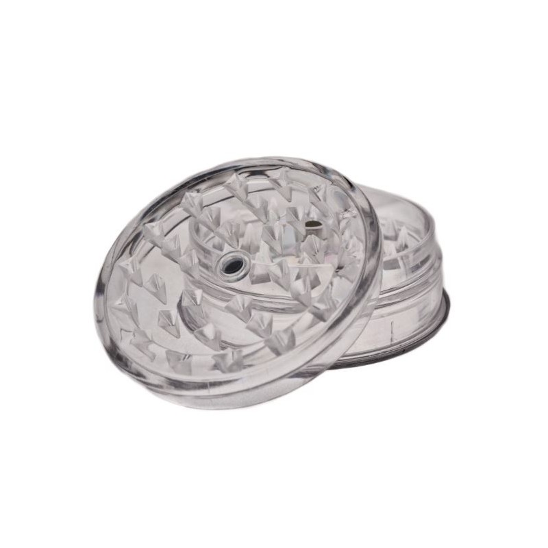 GRINDER PLASTICO MAGNETICO 3 PARTES 63MM TRANSPARENTE GRINDER PLASTICO MAGNETICO 3 PARTES 63MM TRANSPARENTE