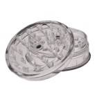 GRINDER PLASTICO MAGNETICO 3 PARTES 63MM TRANSPARENTE